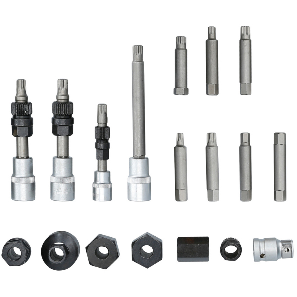 Jeu de de douilles et cliquets pour alternateurs, 18 pcs BT571020 Brilliant Tools