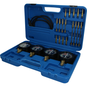 Coffret de test d'injecteurs avec 4 manomètres, 26 pcs BT581200 Brilliant Tools