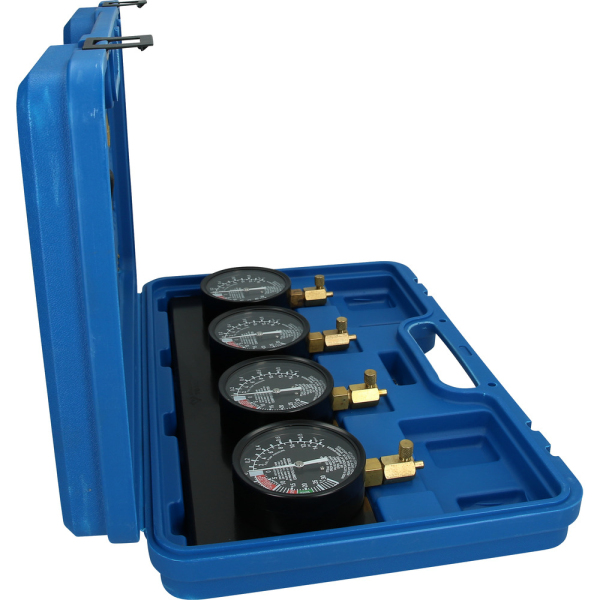Coffret de test d'injecteurs avec 4 manomètres, 26 pcs BT581200 Brilliant Tools