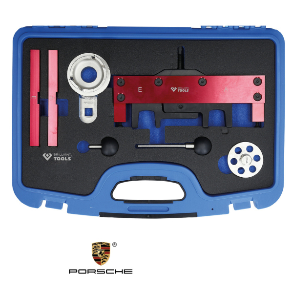 Jeu d'outils de calage pour Porsche 911, Cayman, Boxster, moteur MA1, 7 pcs BT594420 Brilliant Tools