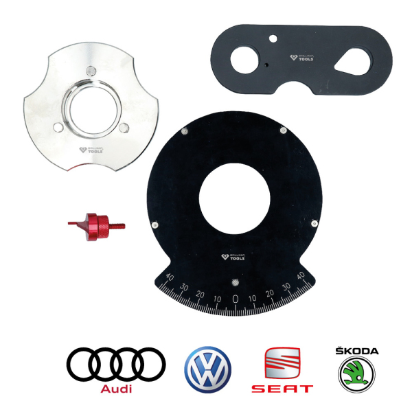 Jeu d'outils de contrôle de chaine de distribution pour VAG 1.2, 1.4 TFSi, 4 pcs BT595910 Brilliant Tools