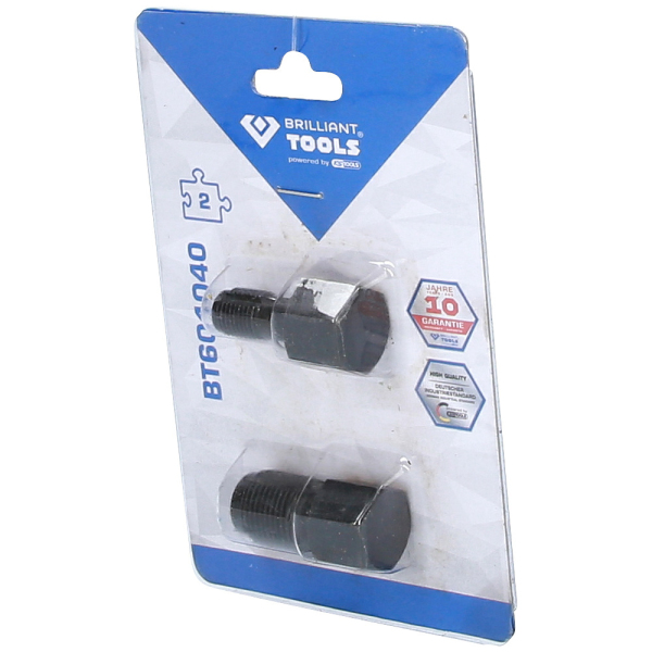 Outil de réparation pour filetages de sondes lambda, M18 x 1.5mm, M12 x 1.25mm, 2 pcs BT601040 Brilliant Tools