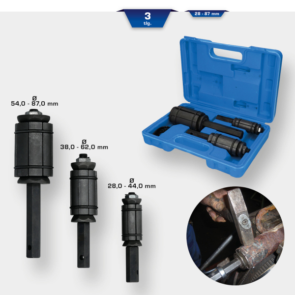 Jeu d’expandeurs pour tuyaux d’échappement, 3 pcs BT601060 Brilliant Tools