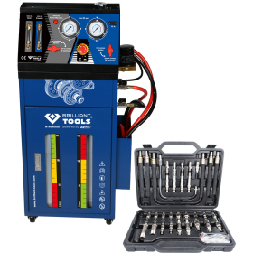 Unité de vidange et de remplissage pour boîte de vitesse automatique avec jeu d’adaptateurs 35 pcs BT626050 Brilliant Tools