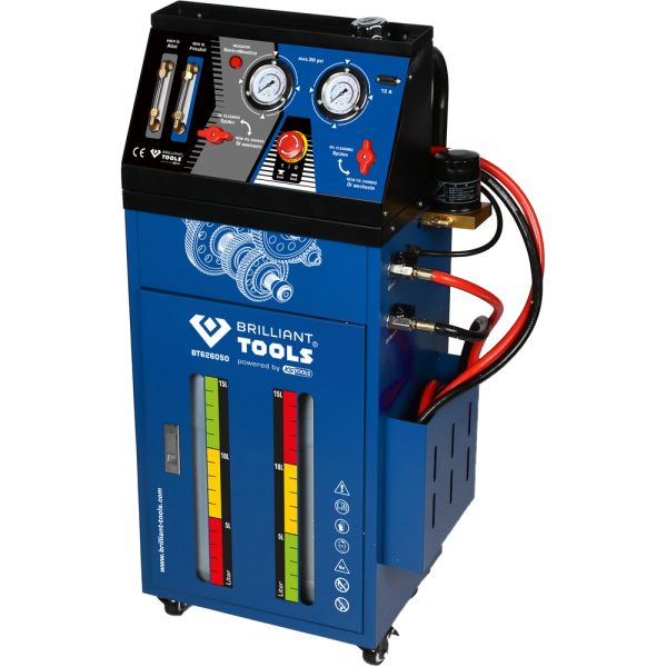 Unité de vidange et de remplissage pour boîte de vitesse automatique avec jeu d’adaptateurs 35 pcs BT626050 Brilliant Tools