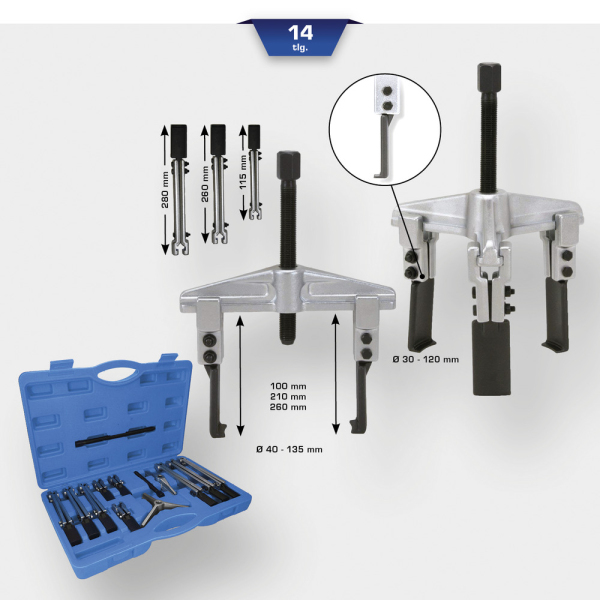 Coffret d'extrateur universel, 14 pcs BT631000 Brilliant Tools