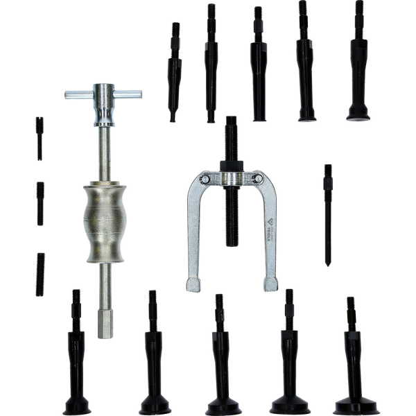 Kit d’extracteur de roulement intérieur, 16 pcs BT631150 Brilliant Tools