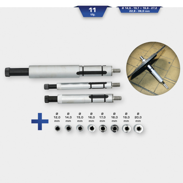 Jeu d’outils de centrage d'embrayage universel, 11 pcs BT641100 Brilliant Tools