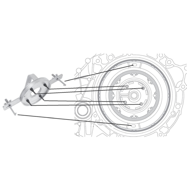 Jeu d'outils pour embrayage DCT Ford / Volvo BT641240 Brilliant Tools
