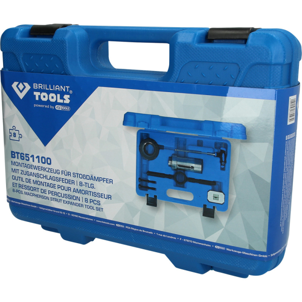 Outil de montage pour amortisseur et ressort, 8 pcs BT651100 Brilliant Tools