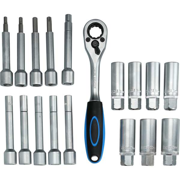Jeu d’outils pour amortisseurs, 18 pcs BT651250 Brilliant Tools