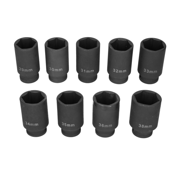 Jeu de douilles pour cardans, 9 pcs BT671000 Brilliant Tools