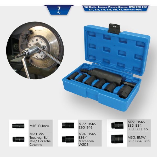 Coffret de montage pour cardans BT671050 Brilliant Tools