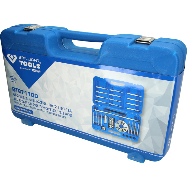 Kit d'extracteur de moyeux avec masse à inertie, 30 pcs BT671100 Brilliant Tools