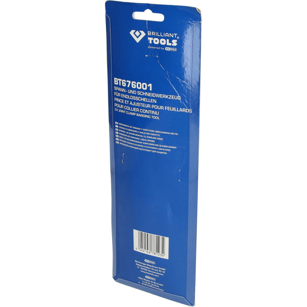 Pince de serrage et de coupe pour colliers de soufflets de cardan BT676001 Brilliant Tools