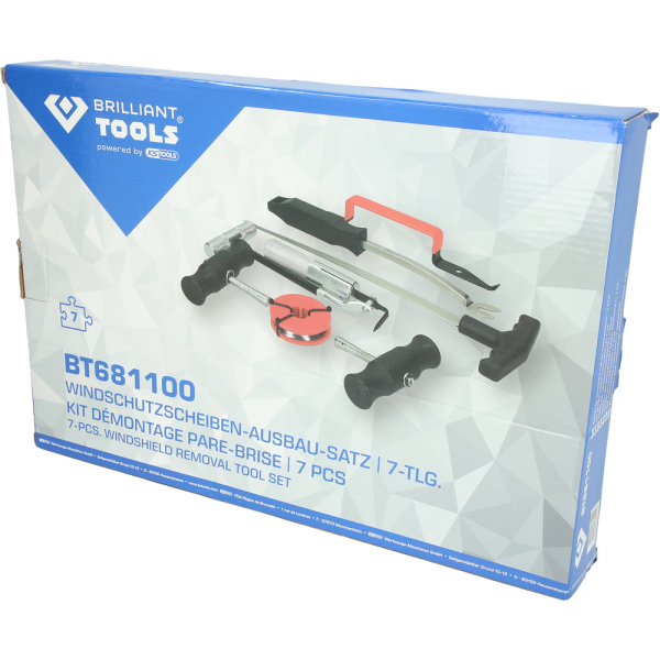 Jeu de démontage de pare-brise, 7 pcs BT681100 Brilliant Tools