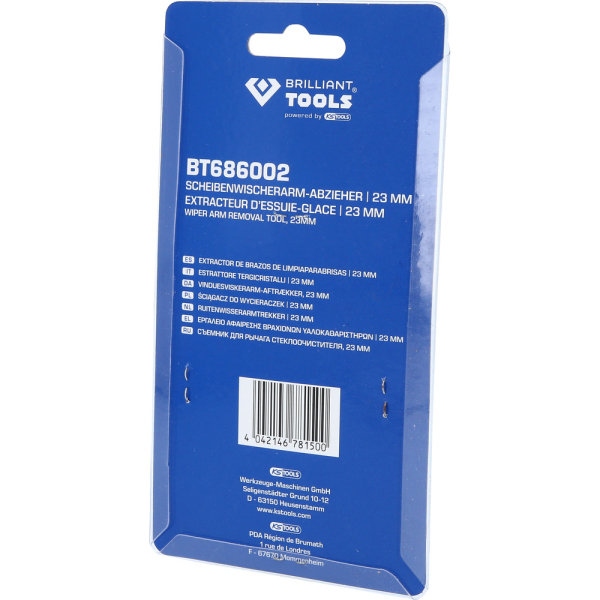 Extracteur pour bras d’essuie-glace, 16mm BT686002 Brilliant Tools