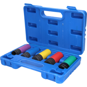 Jeu de douilles à chocs 1/2" pour jantes aluminium, 5 pcs BT691010 Brilliant Tools