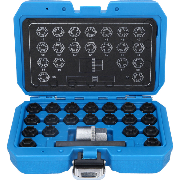 Coffret d'assortiment de douilles pour écrous antivols, BMW, 22 pcs BT691050 Brilliant Tools