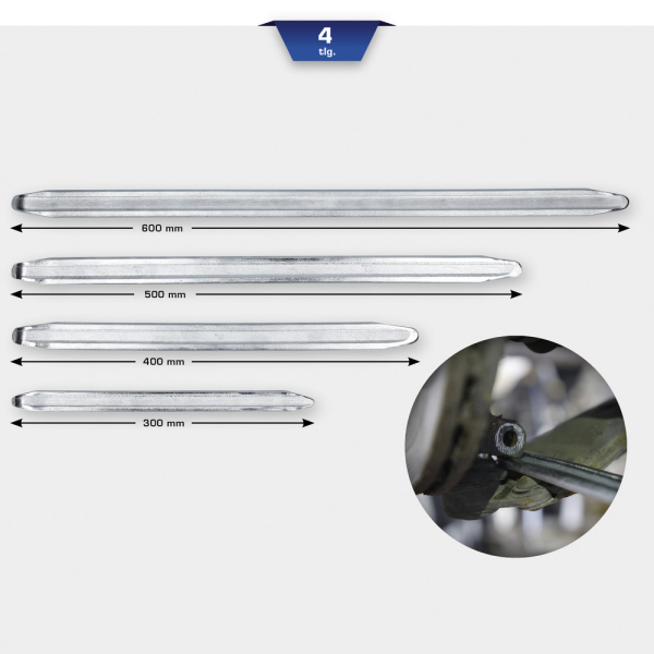 Jeu de leviers de montage pneu, 4 pcs BT691100 Brilliant Tools