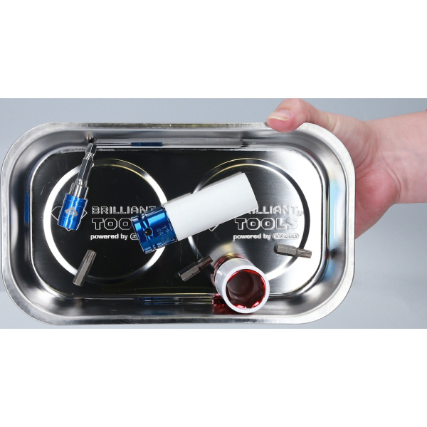 Plateau magnétique en inox, 140x240mm BT691165 Brilliant Tools