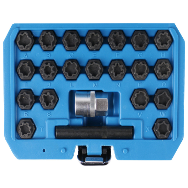 Coffret de démontage d'écrous antivols Audi , 22 pcs BT691360 Brilliant Tools