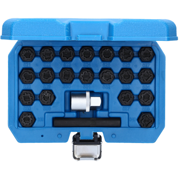 Coffret de démontage d'écrous antivolsVW, 22 pcs BT691390 Brilliant Tools