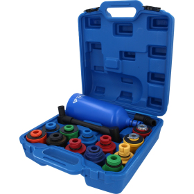 Coffret de remplissage d'huile avec adaptateurs et bras rotatif, universel, 15 pcs BT711110 Brilliant Tools