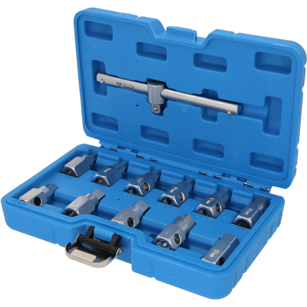 Coffret de douilles pour vidange d’huile 12pcs BRILLIANT TOOLS - BT711150