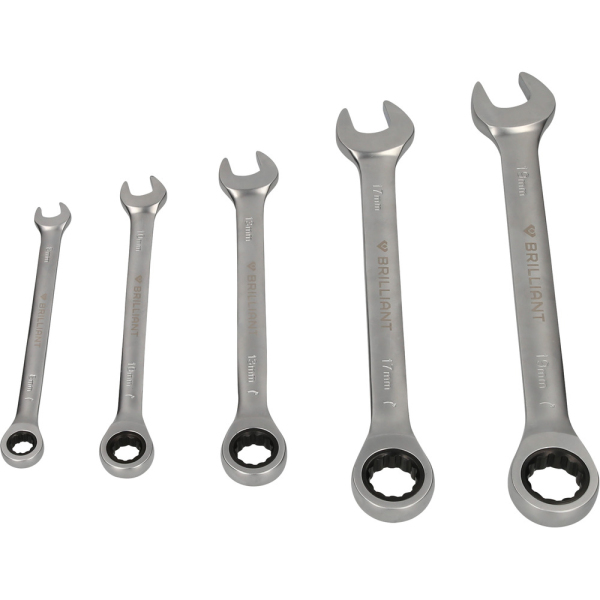 Jeu de clés mixtes à cliquet, 6 - 32 mm Brilliant Tools