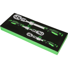 Jeu de cliquets télescopiques 3pcs 1/4"+3/8"+1/2" COMPETITION - 512.0103