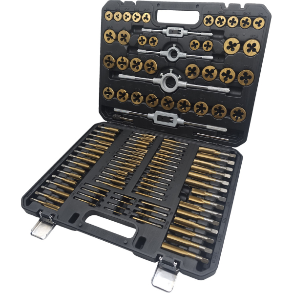 Jeu de tarauds et filières TiN  110 pcs COMPETITION - 512.5070