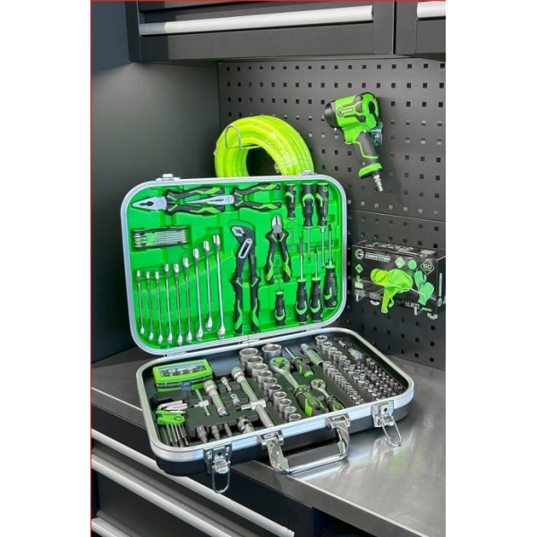 Coffret d'outillage généraliste 1/4"+1/2" 143pcs COMPETITION - 512.0144