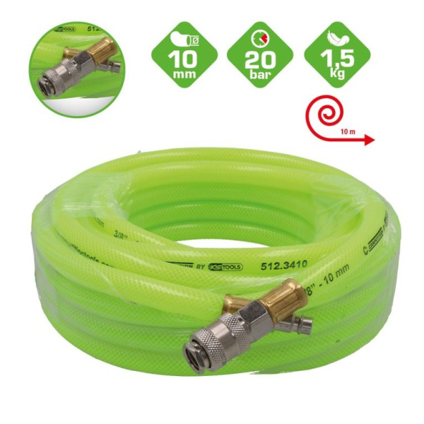 Tuyau pneumatique fluo Ø10mm 10-20 m COMPETITION - 512.3410