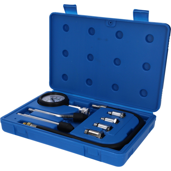 Coffret de contrôle de compression pour moteurs à essence, 8 pcs Brilliant Tools - BT581100 