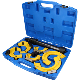 Jeu de compresseurs de ressorts, 15 pcs, coupelles gainées PVC Brilliant Tools - BT651200 