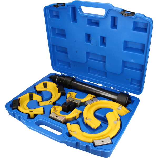 Jeu de compresseurs de ressorts, 15 pcs, coupelles gainées PVC Brilliant Tools - BT651200 