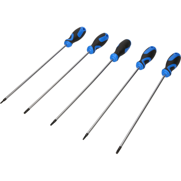 Jeu de tournevis TORX®, T15 à T30, 5 pcs Brilliant Tools - BT511005 