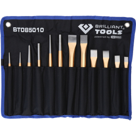 Jeu d'outils de frappe, 12 pcs Brilliant Tools - BT085010 
