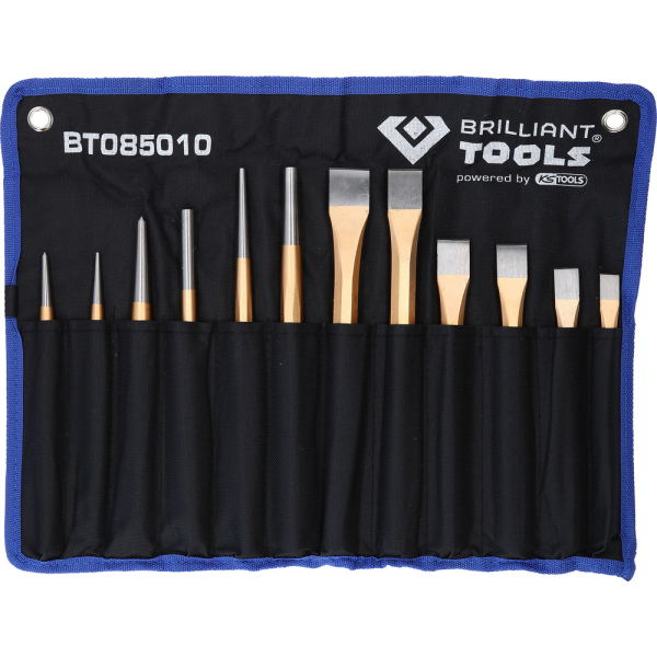 Jeu d'outils de frappe, 12 pcs Brilliant Tools - BT085010 