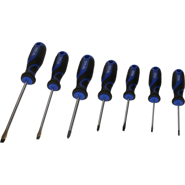 Jeu de tournevis Fente, PHILIPPS, 7 pcs Brilliant Tools - BT033007 