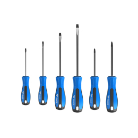 Jeu de tournevis, 6 pcs, Fente, PHILLIPS Brilliant Tools - BT031000 