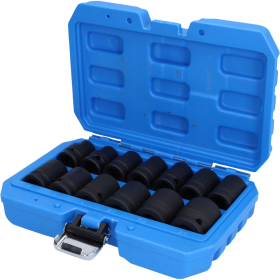 Jeu de douilles à chocs courtes 1/2'', 6 pans, 13 pcs Brilliant Tools - BT022620 