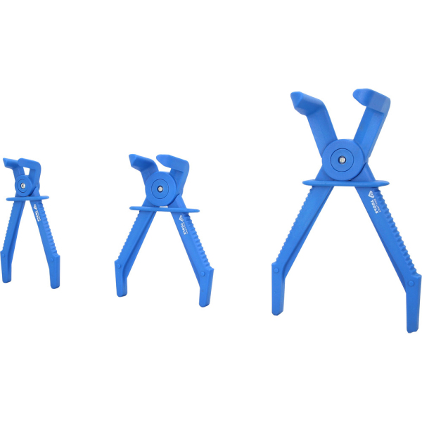 Jeu de pinces à clamper, coudées à 90°, 3 pcs Brilliant Tools - BT521015 
