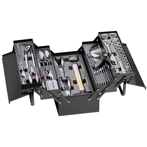 Caisse d’outils Basic-Line 1/4" et 1/2" avec outils KRAFTWERK - 206.000.100