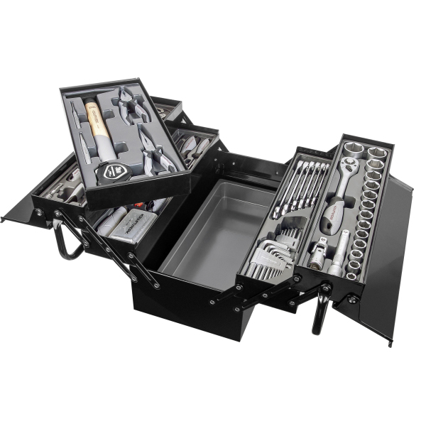 Caisse d’outils Basic-Line 1/4" et 1/2" avec outils KRAFTWERK - 206.000.100