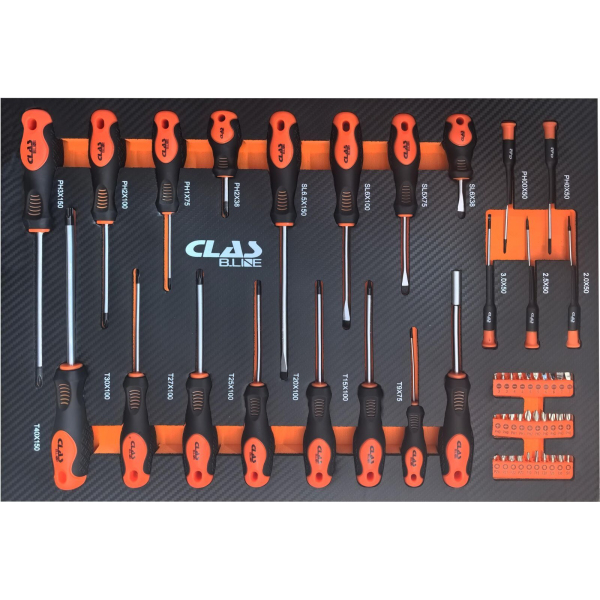 Servante 7 tiroirs + 274 outils CLAS - EG 1310BL