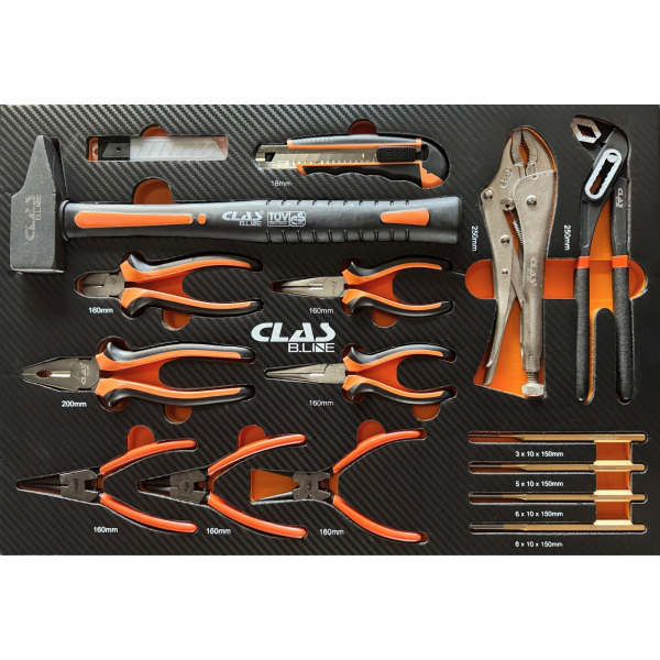 Servante 7 tiroirs + 274 outils CLAS - EG 1310BL