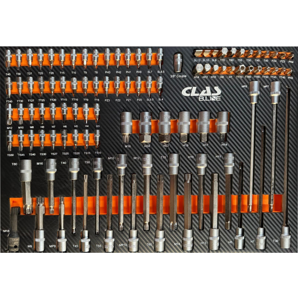 Servante 7 tiroirs + 274 outils CLAS - EG 1310BL