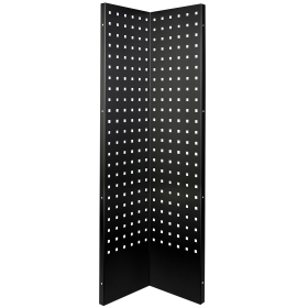 Extension d'angle noire de panneaux perforés 1 pièce pour Mobilio KRAFTWERK - 3964-16.11.BLK